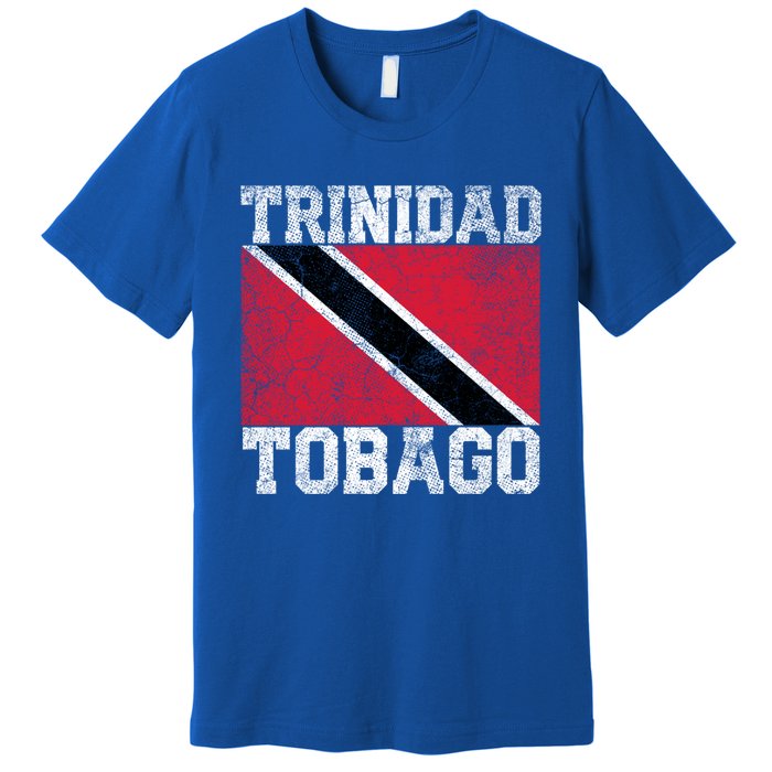 Trinidad And Tobago Flag National Pride Roots Country Family Gift Premium T-Shirt