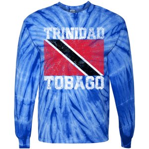 Trinidad And Tobago Flag National Pride Roots Country Family Gift Tie-Dye Long Sleeve Shirt