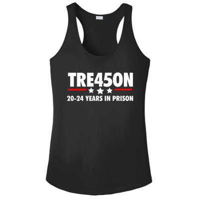 TRE45ON Anti Trump Treason 45 Ladies PosiCharge Competitor Racerback Tank