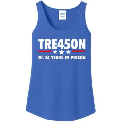 TRE45ON Anti Trump Treason 45 Ladies Essential Tank