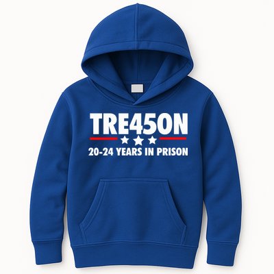 TRE45ON Anti Trump Treason 45 Kids Hoodie