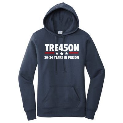 TRE45ON Anti Trump Treason 45 Women's Pullover Hoodie