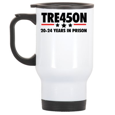 TRE45ON Anti Trump Treason 45 Stainless Steel Travel Mug