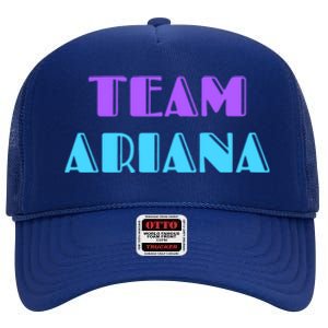 Team Ariana High Crown Mesh Back Trucker Hat