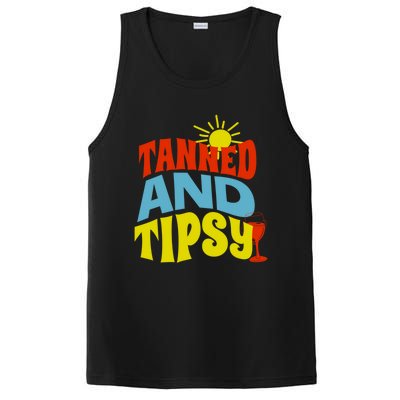 Tanned And Tipsy Gift PosiCharge Competitor Tank