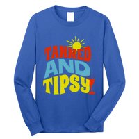 Tanned And Tipsy Gift Long Sleeve Shirt