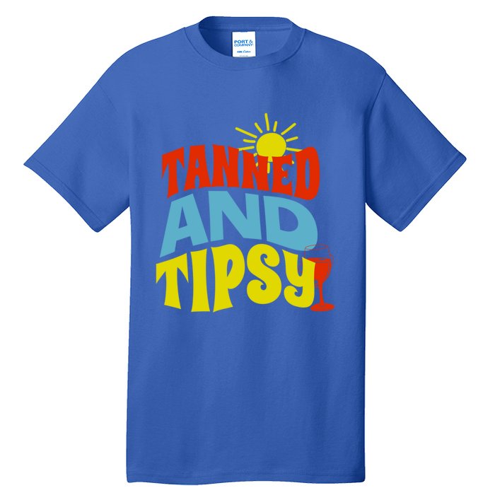 Tanned And Tipsy Gift Tall T-Shirt