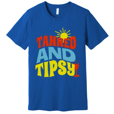 Tanned And Tipsy Gift Premium T-Shirt