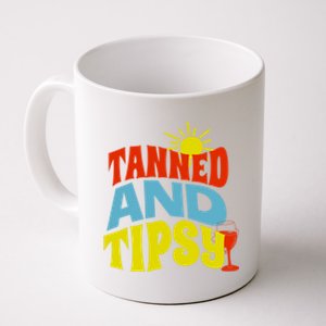 Tanned And Tipsy Gift Coffee Mug