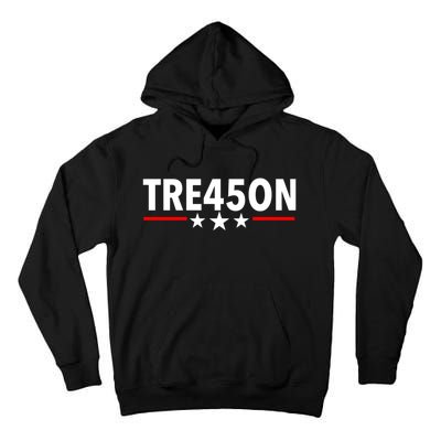 TRE45ON Anti Trump Treason 45 Tall Hoodie