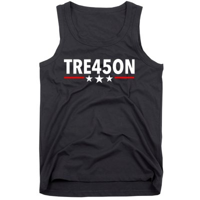 TRE45ON Anti Trump Treason 45 Tank Top