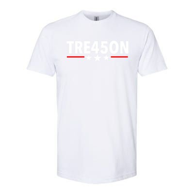 TRE45ON Anti Trump Treason 45 Softstyle® CVC T-Shirt