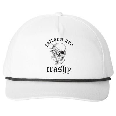 Tattoos Are Trashy Snapback Five-Panel Rope Hat