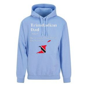 Trinidad And Tobago Flag Dad Fathers Day Father Trini Unisex Surf Hoodie