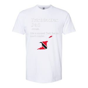 Trinidad And Tobago Flag Dad Fathers Day Father Trini Softstyle CVC T-Shirt