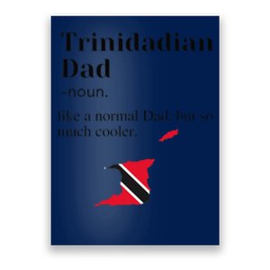 Trinidad And Tobago Pride Flag Dad Fathers Day Father Trini Poster