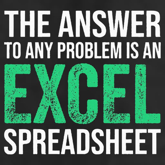 The Answer To Any Problem Is An Excel Spreadsheet Funny Acco Trucker Hat