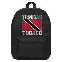 Trinidad And Tobago Flag National Pride Roots Country Family 16 in Basic Backpack