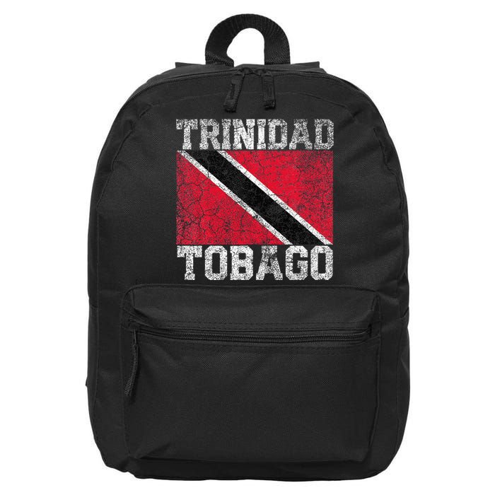 Trinidad And Tobago Flag National Pride Roots Country Family 16 in Basic Backpack