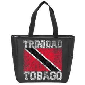 Trinidad And Tobago Flag National Pride Roots Country Family Zip Tote Bag