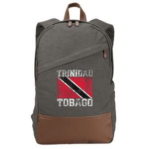 Trinidad And Tobago Flag National Pride Roots Country Family Cotton Canvas Backpack