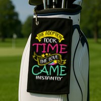 The Adoption Took Time The Love Came Instantly Golf Towel