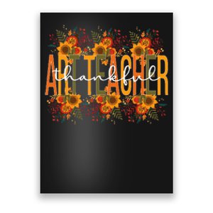 Thankful Art Teacher Thanksgiving Art Teaching Poster