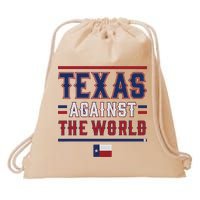 Texas Against The World Drawstring Bag