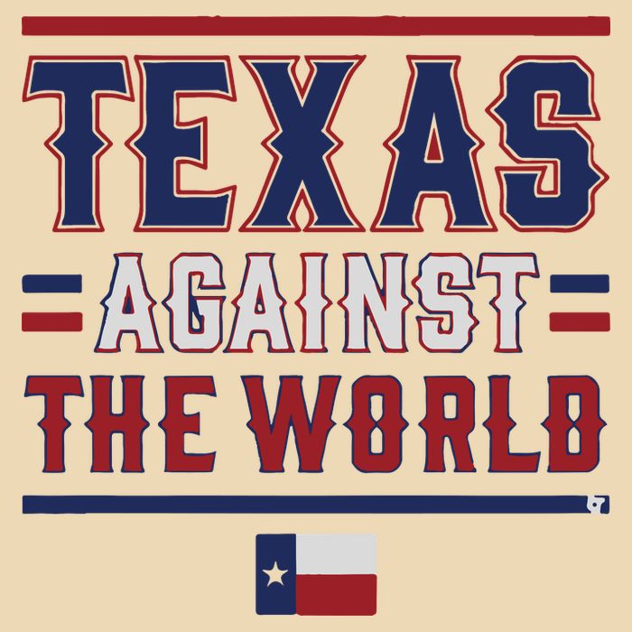 Texas Against The World Drawstring Bag