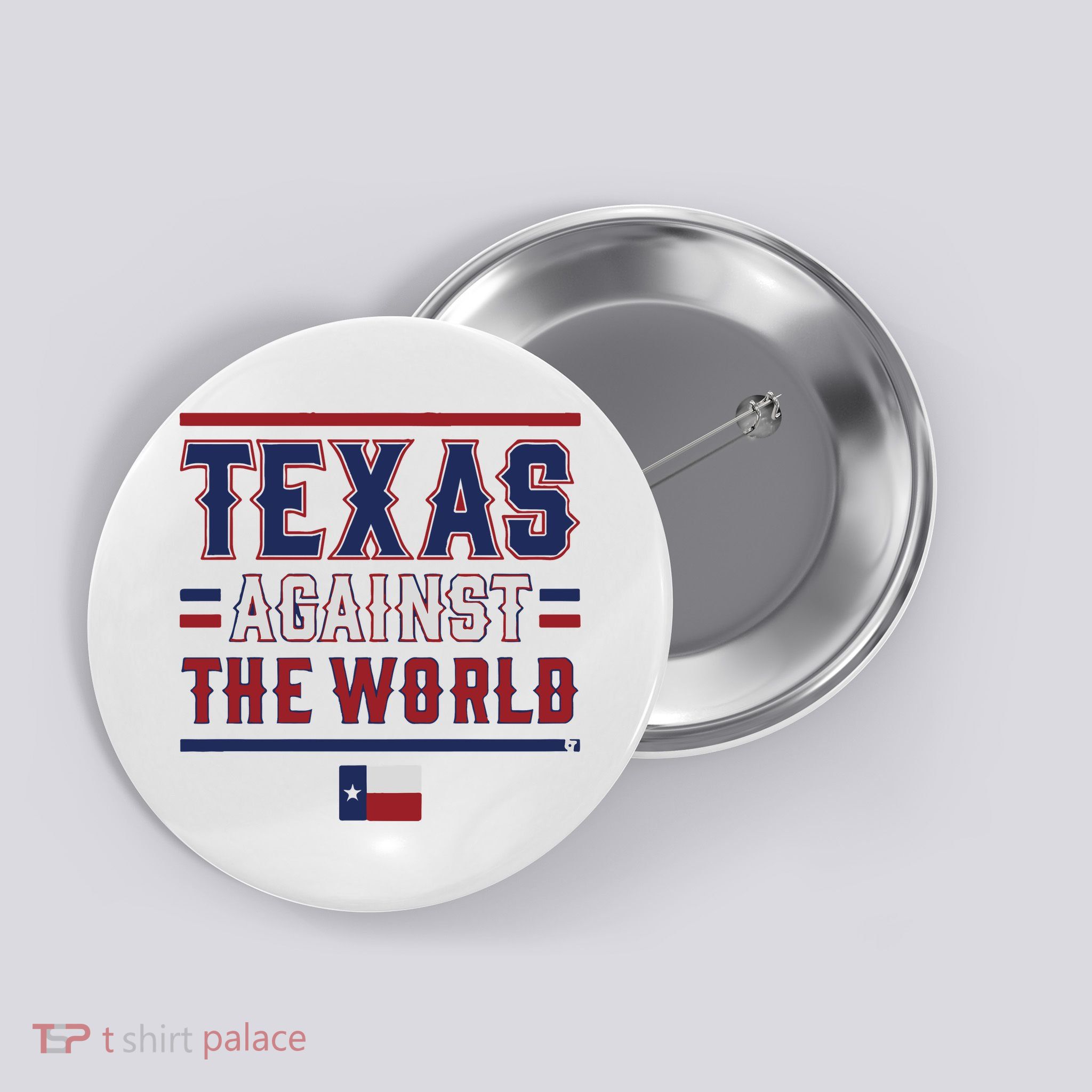 Texas Against The World Button