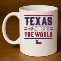 Texas Against The World 11oz C Handle Ceramic Mug