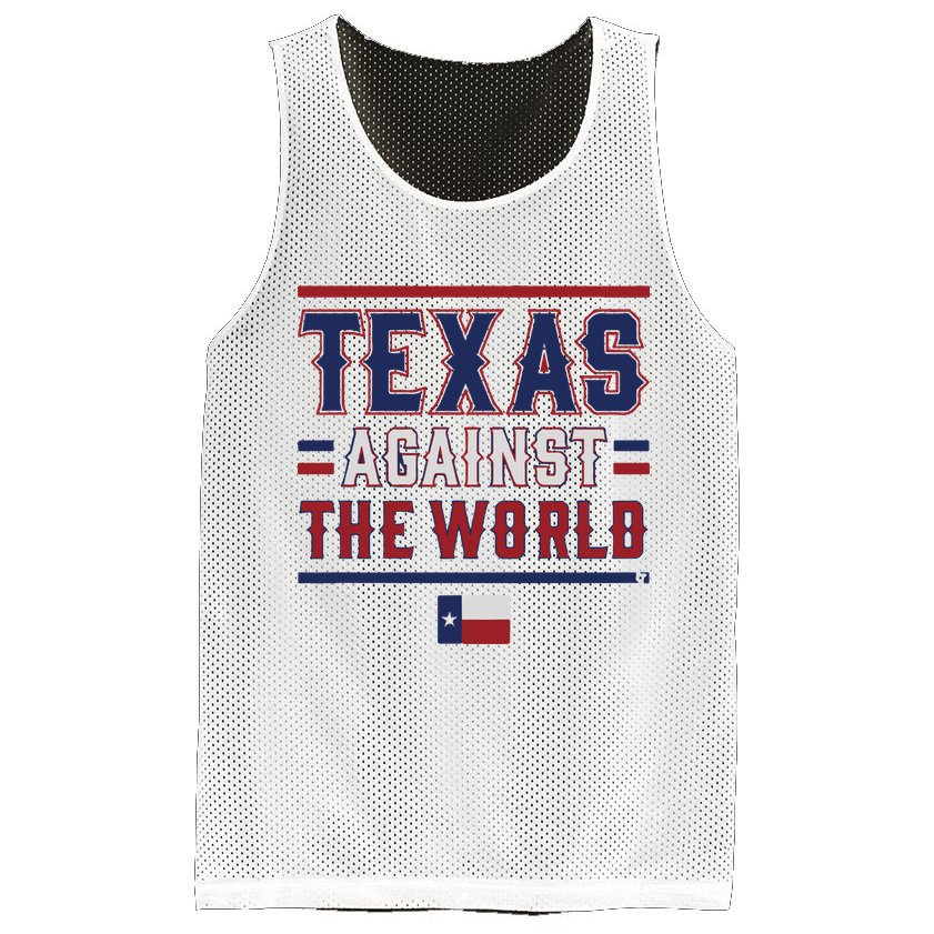 Texas Against The World Mesh Reversible Basketball Jersey Tank