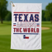 Texas Against The World Golf Towel
