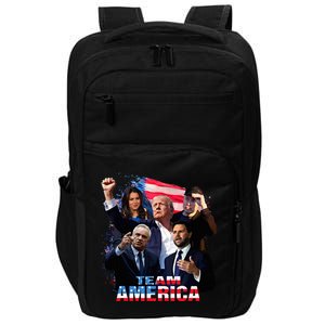 Team America Trump 45 47 Vance Kennedy Gabbard Republican Impact Tech Backpack