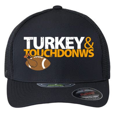 Turkey And Touchdowns Flexfit Unipanel Trucker Cap