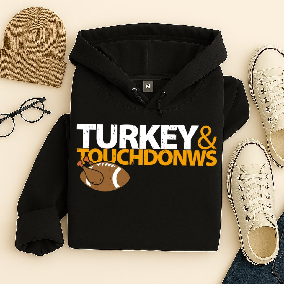Turkey And Touchdowns Hoodie
