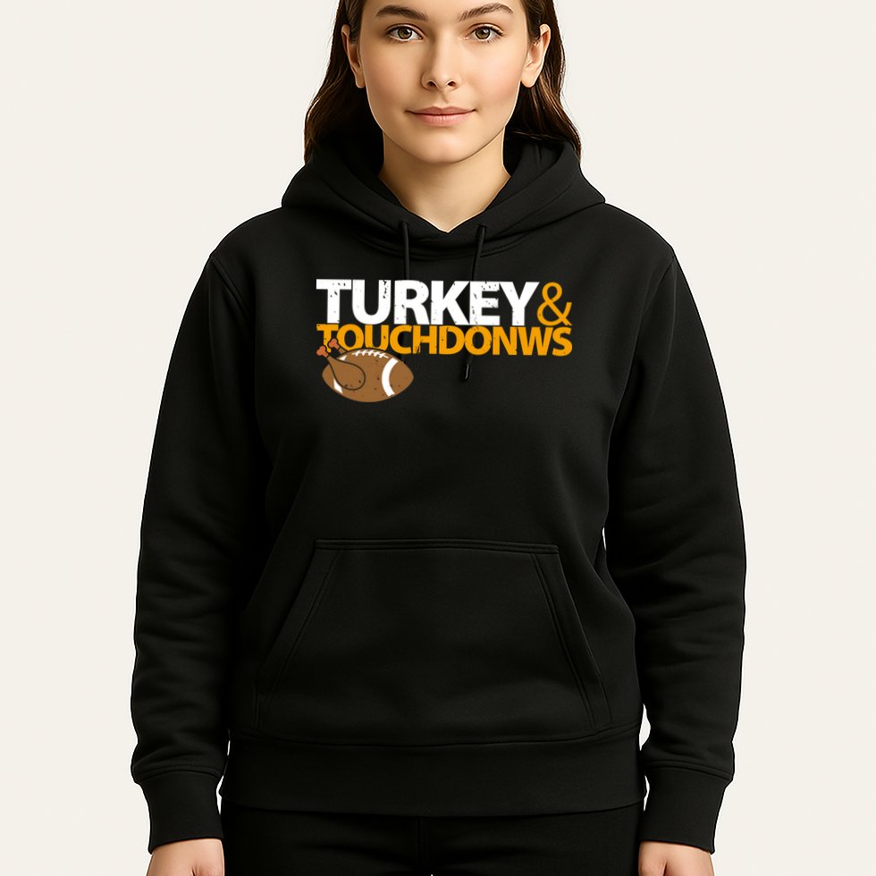 Turkey And Touchdowns Hoodie