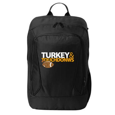 Turkey And Touchdowns City Backpack