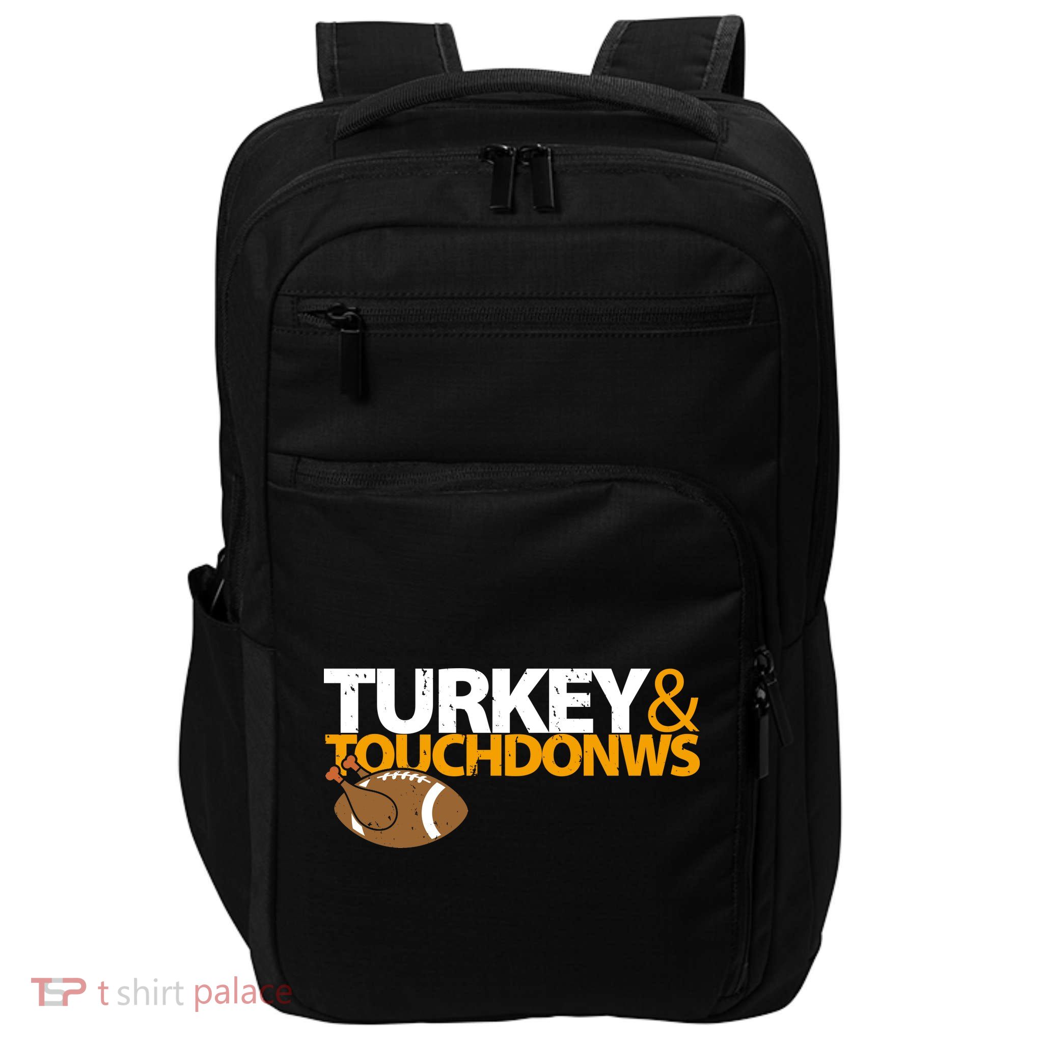 Turkey And Touchdowns Impact Tech Backpack