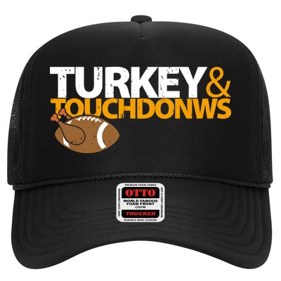 Turkey And Touchdowns Trucker Hat