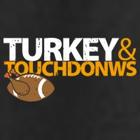 Turkey And Touchdowns Golf Towel