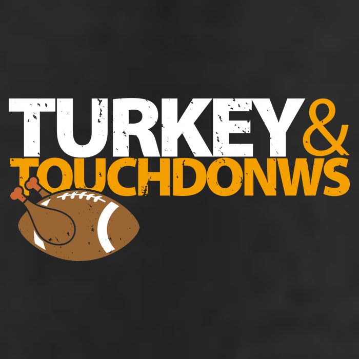 Turkey And Touchdowns Golf Towel