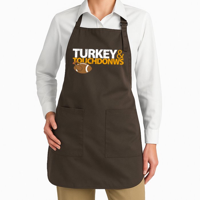 Turkey And Touchdowns Apron