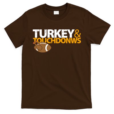 Turkey And Touchdowns T-Shirt