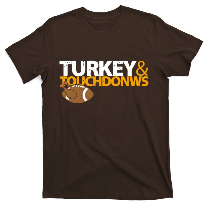 Turkey And Touchdowns T-Shirt