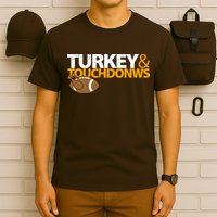 Turkey And Touchdowns T-Shirt