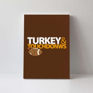 Turkey And Touchdowns Canvas