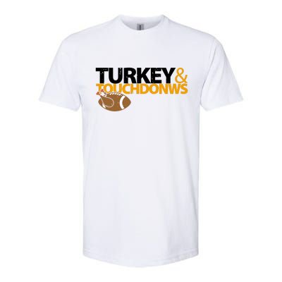 Turkey And Touchdowns Softstyle® CVC T-Shirt