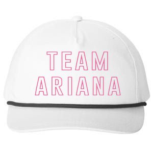 Team Ariana Snapback Five-Panel Rope Hat