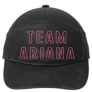 Team Ariana 7-Panel Snapback Hat